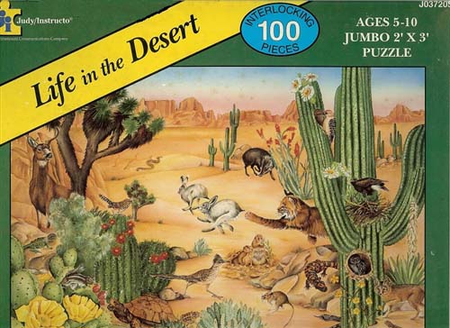 Life in the Desert Floor Puzzle - 100 piece