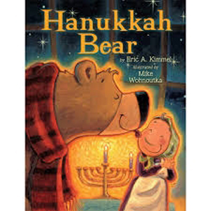 The classic Hanukkah Bear story by Eric Kimmel in board book format