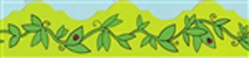 Ladybug Vines Bright Borders for Classroom or Home Bulletin Boards