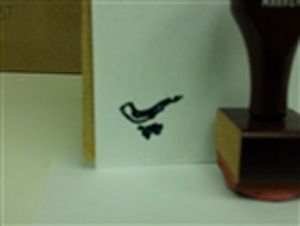 Shofar Rubber Stamp