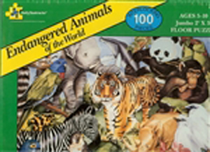Endangered Animals of the World Floor Puzzle