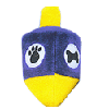 Jewish Dog Plush Dreidel