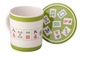 Mah Jong Melamine Dinner Set