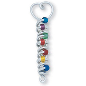 Jillery Heart Mezuzah