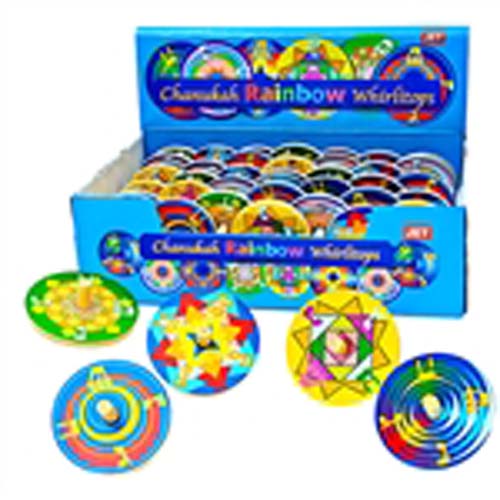 Rainbow Whirly Tops