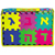 Aleph Bet Floormat with Numbers