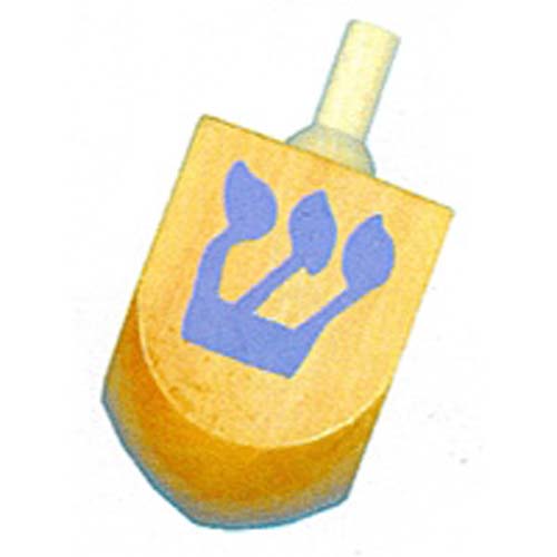 Wooden Painted Dreidel