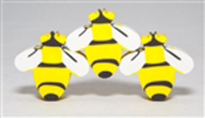 Busy Bee Eraser Pencil Toppers