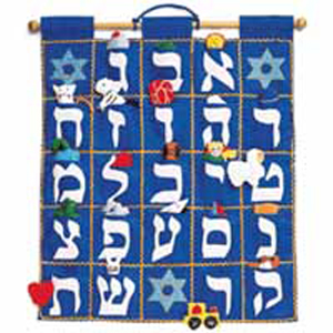 Aleph Bet Wallhanging