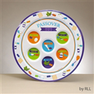 Melamine 12" Seder Plate for Passover