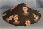 Stylized RBG Kippah for Ruth Bader Ginsburg Fans!