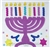 Chanukah Window Gel Decoration - Menorah