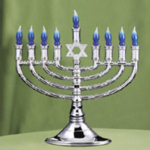 Silvertone Electric Menorah