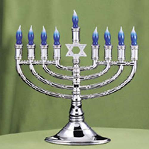 Silvertone Electric Menorah