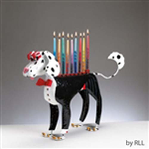 Dashing Dalmatian Menorah