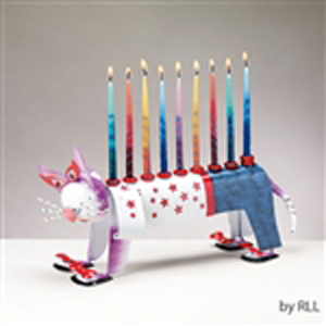 Ketzel the Cat Menorah