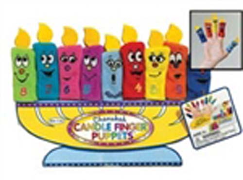 Chanukah Fun Candle Finger Puppets