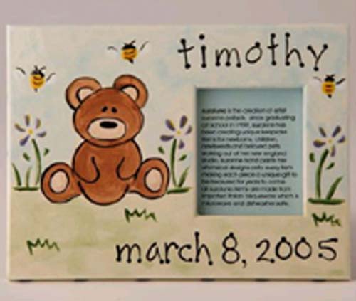 Personalized Picture Frame - Bear