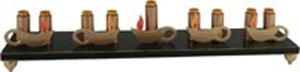 Lamp Menorah - Wood Craft