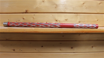 20" Red 5.56 Diamond Fluted Bull Barrel