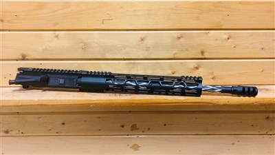 16" Slim MLOK Upper 5.56 Black Diamond Fluted HBar