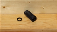 Straight Fluted Halestorm Muzzle Brake 1/2-28 Black