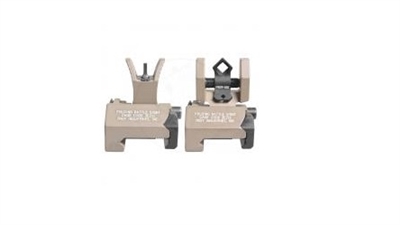 Troy Dioptic Micro-Folding Battlesights Set -FDE