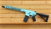 16" RXA 5.56 NATO ROBIN EGG BLUE SLIM M-LOK RIFLE;  4150 CMV 1:7 MID-LENGTH