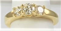 Classic Three Stone Diamond Ring