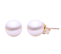 Classic Pearl Earrings 6-6.5mm AA Freshwater Pearl