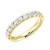 1CT Total Diamond Weight 14K Yellow Gold Band