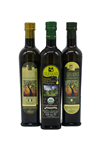 Award Winning Trio 1 / 500 ml delicato, 1 / 500ml organic ,and 1 / 500 ml fruttato