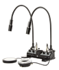 Euromex light source station with two dual white LED and goosenecks