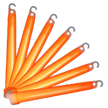WeGlow 6 inch LightSticks - Orange