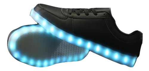 LED Shoes - Black (Men's Size 12)