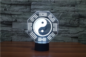 Laser Lamp - Yin Yang