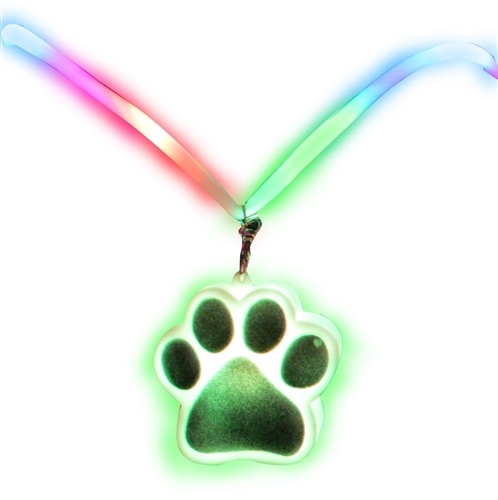 Jumbo Drop Necklace - Paw Print