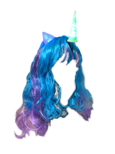 Unicorn Headband with Hair (each)