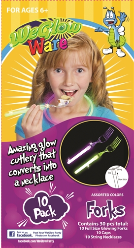 WeGlow Ware Fork - 10 Pack