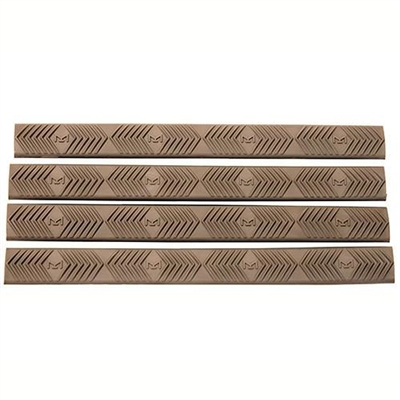 ERGO 4 PACK FDE MLOK WEDGELOK SLOT COVER GRIPS