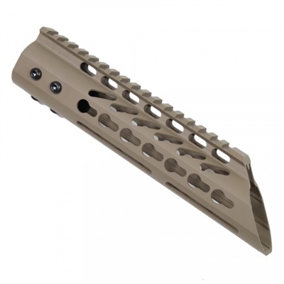 GUNTECH USA 9" ULTRA LW "FDE" KEYMOD RAIL W/ SLANT NOSE