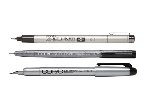 Copic Multiliner Black BS Inking Pen