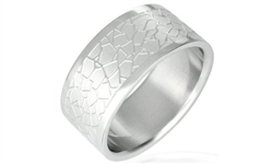 Cracked Design Stainless Steel Band-11