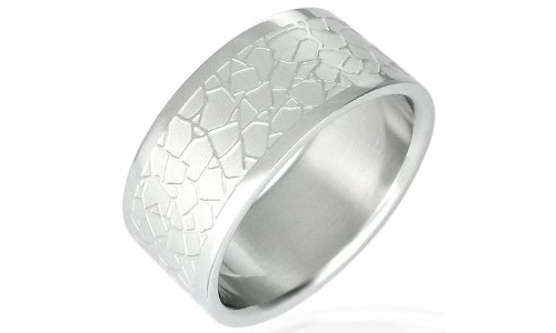 Cracked Design Stainless Steel Band-12
