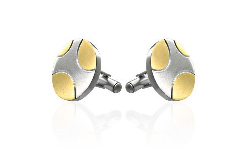 Epic Circles Stainless Steel Cufflinks