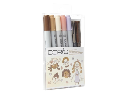 Copic Ciao 7pc Doodle Kit People colors marker set