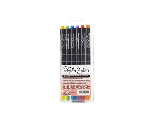 6 Piece atyou Spica Glitter Pens - SET 2