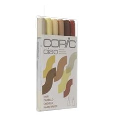 Copic Ciao 6 Piece Kit Hair Colors