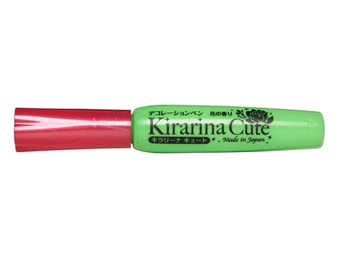 Kirarina Cute Bright Green Scented 3D Puff Paint Pen