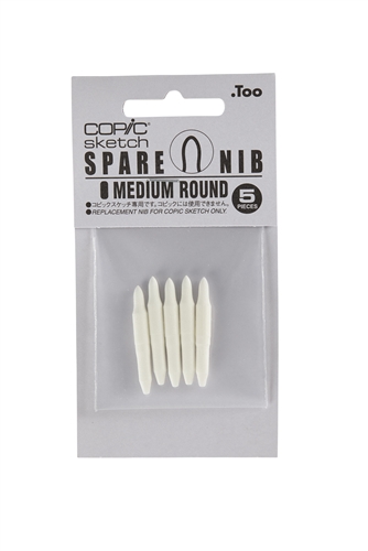 COPIC Sketch Marker Nibs - Medium Round (Set of 5)